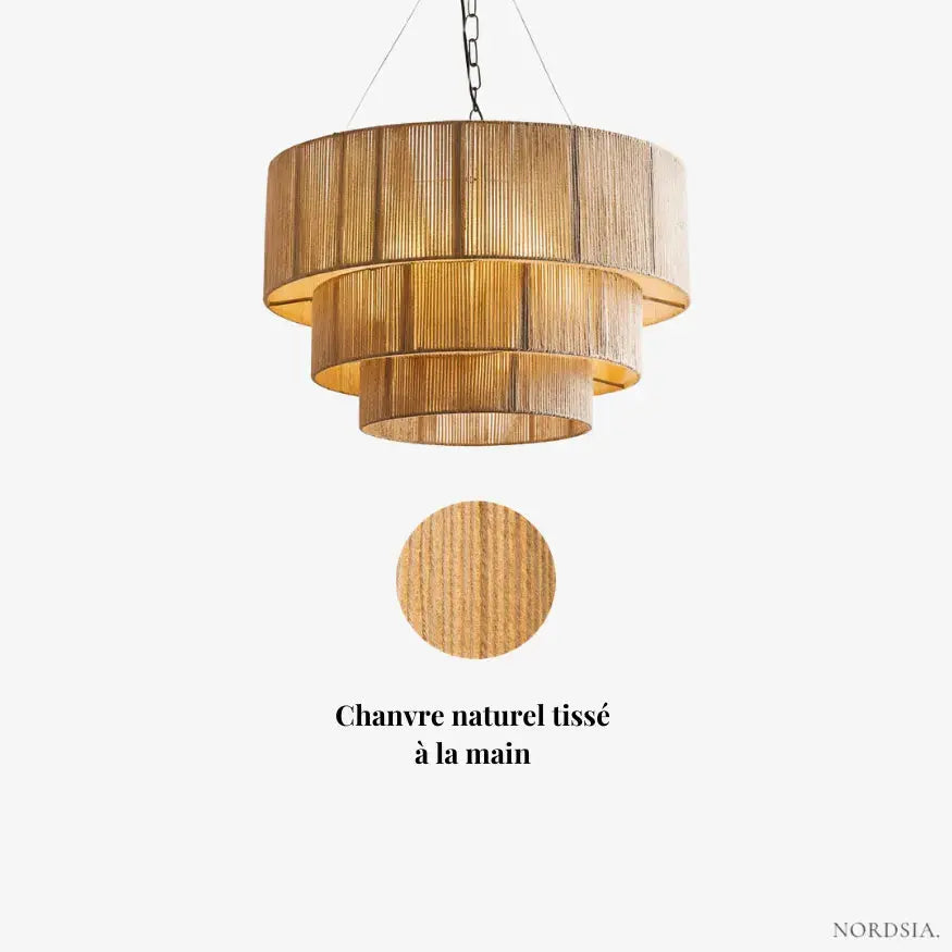 Suspension chanvre naturel | Kaja