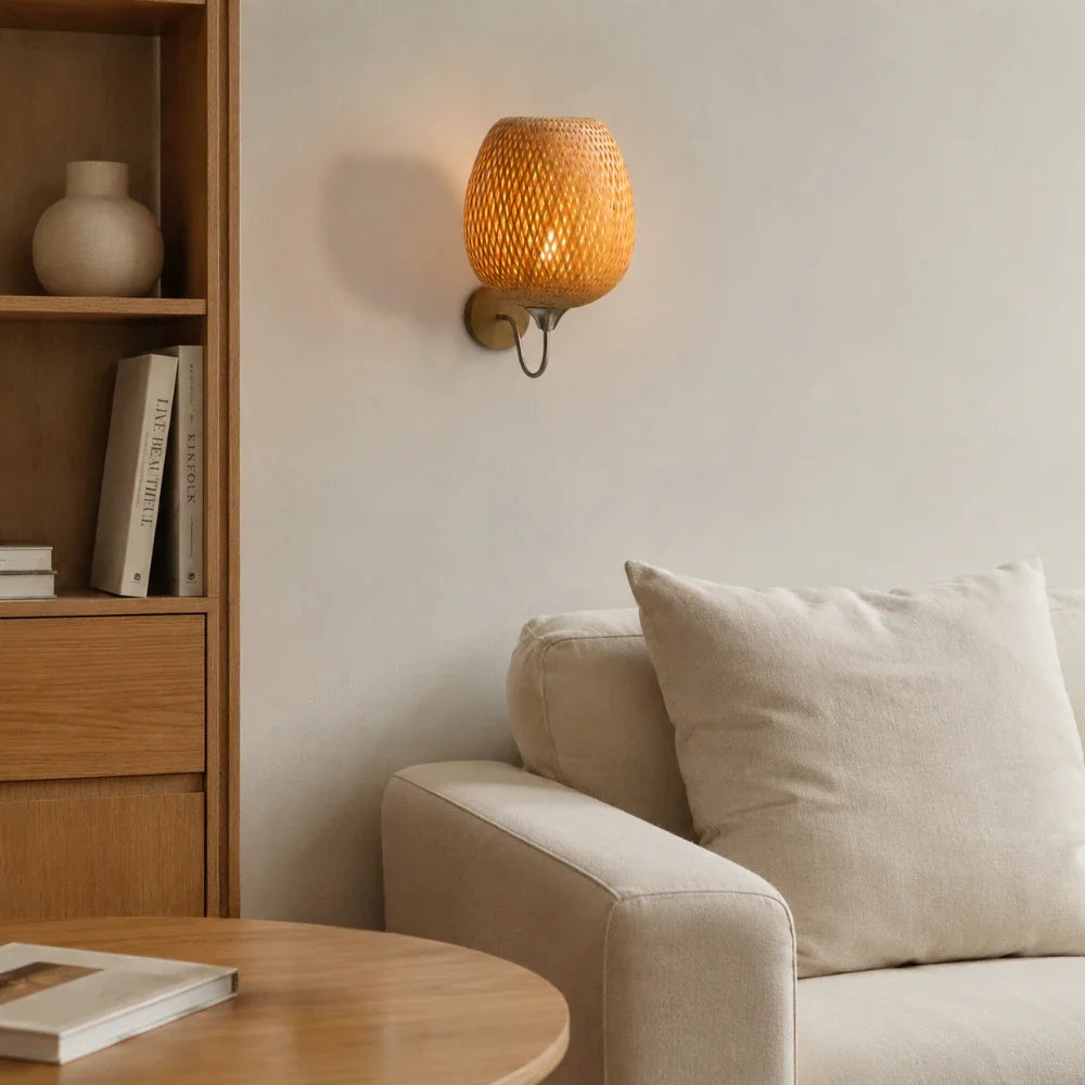 Applique murale bambou naturel | Arvin