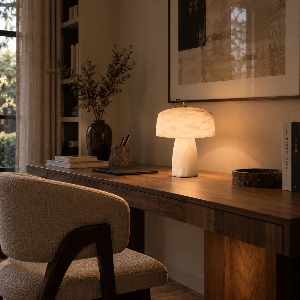 Lampe à poser albatre | Côme