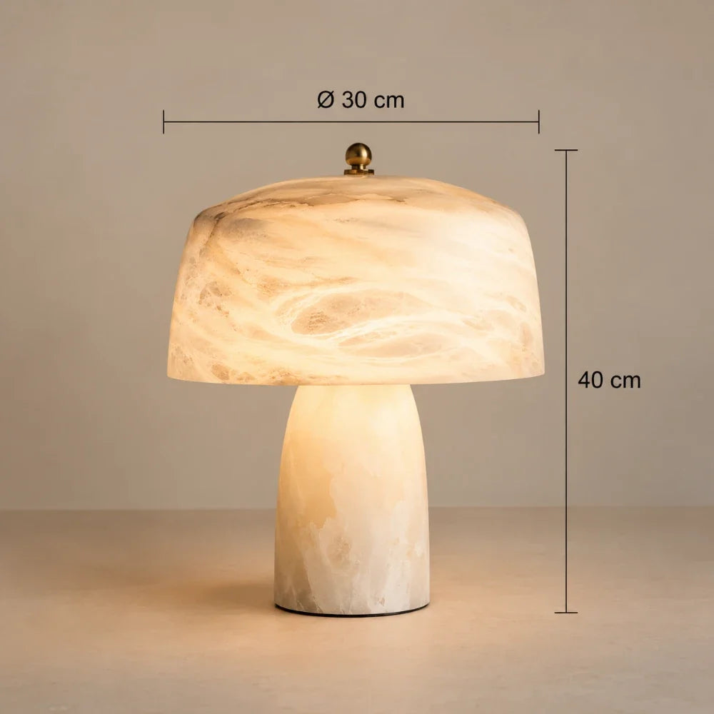Lampe à poser albatre | Côme