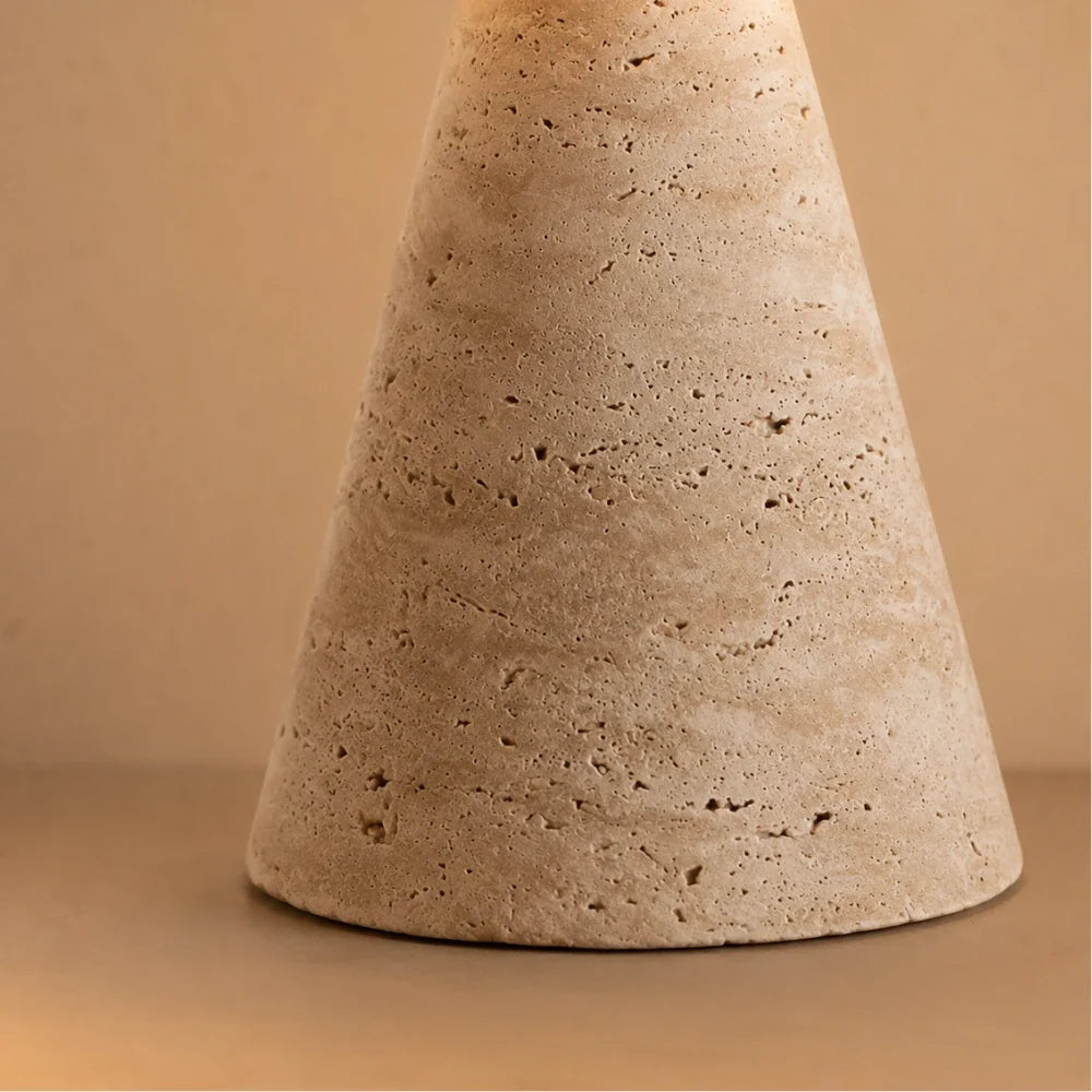 Lampe à poser travertin | Aili