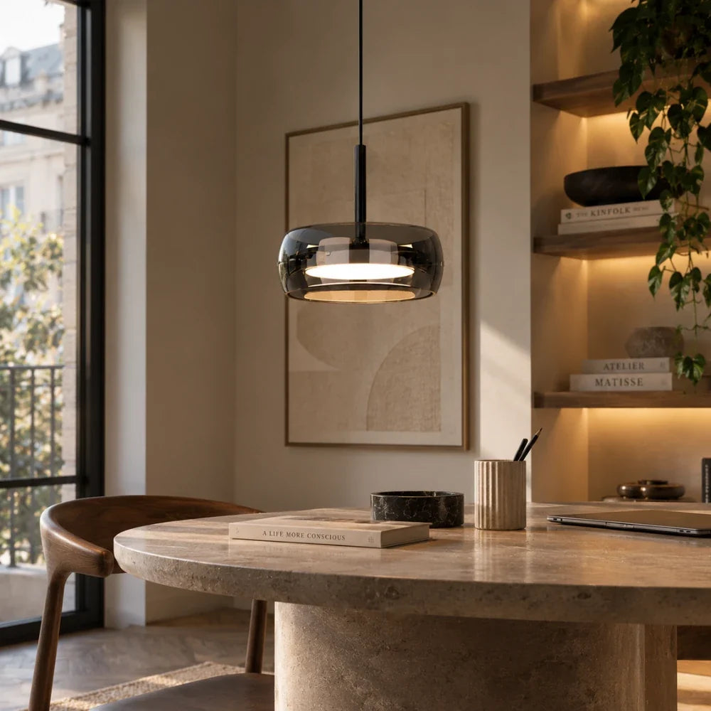 Suspension verre fumé | Naela