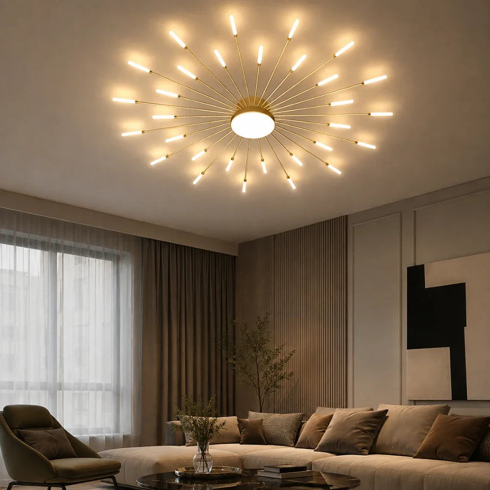 Plafonnier LED sculptural | Rayn
