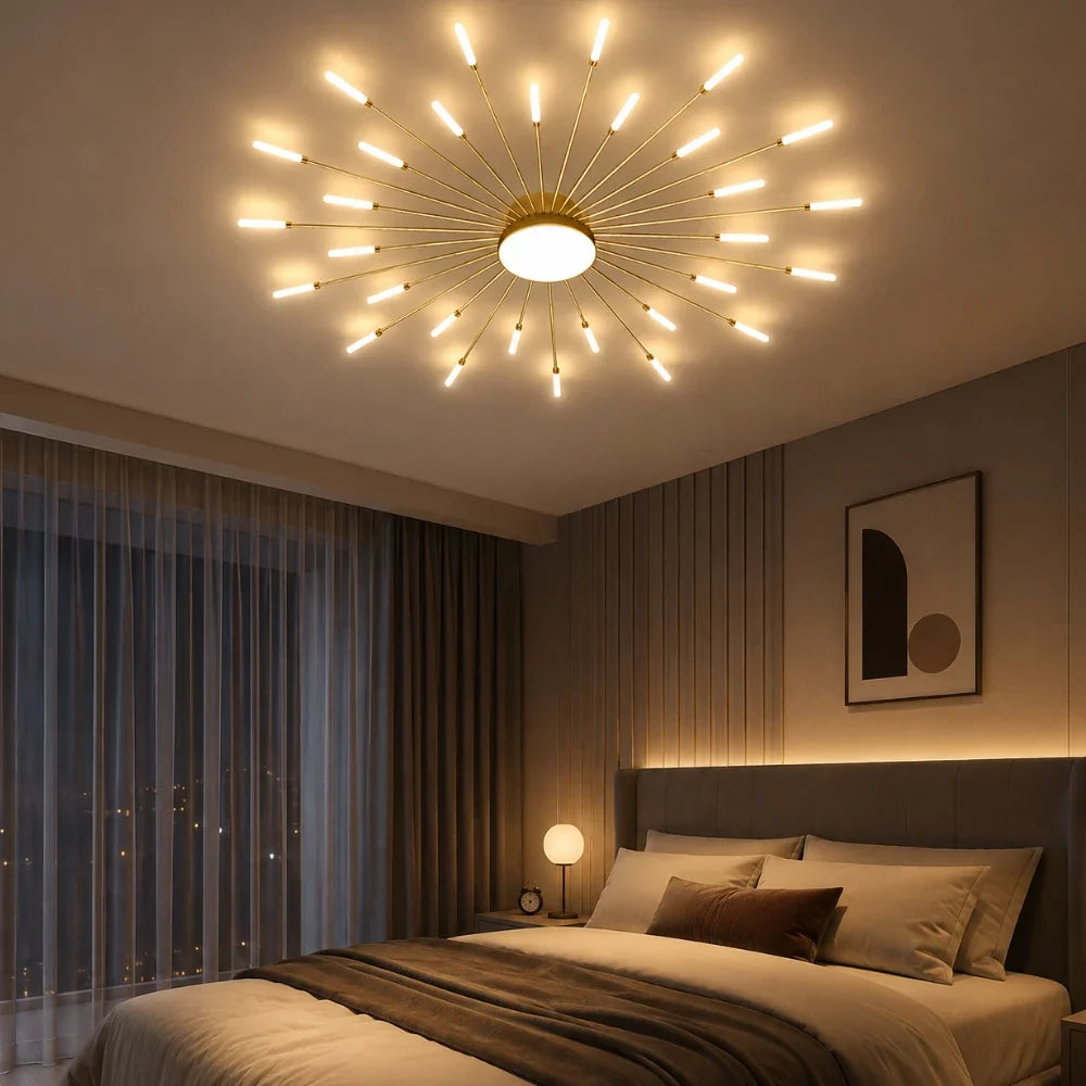 Plafonnier LED sculptural | Rayn
