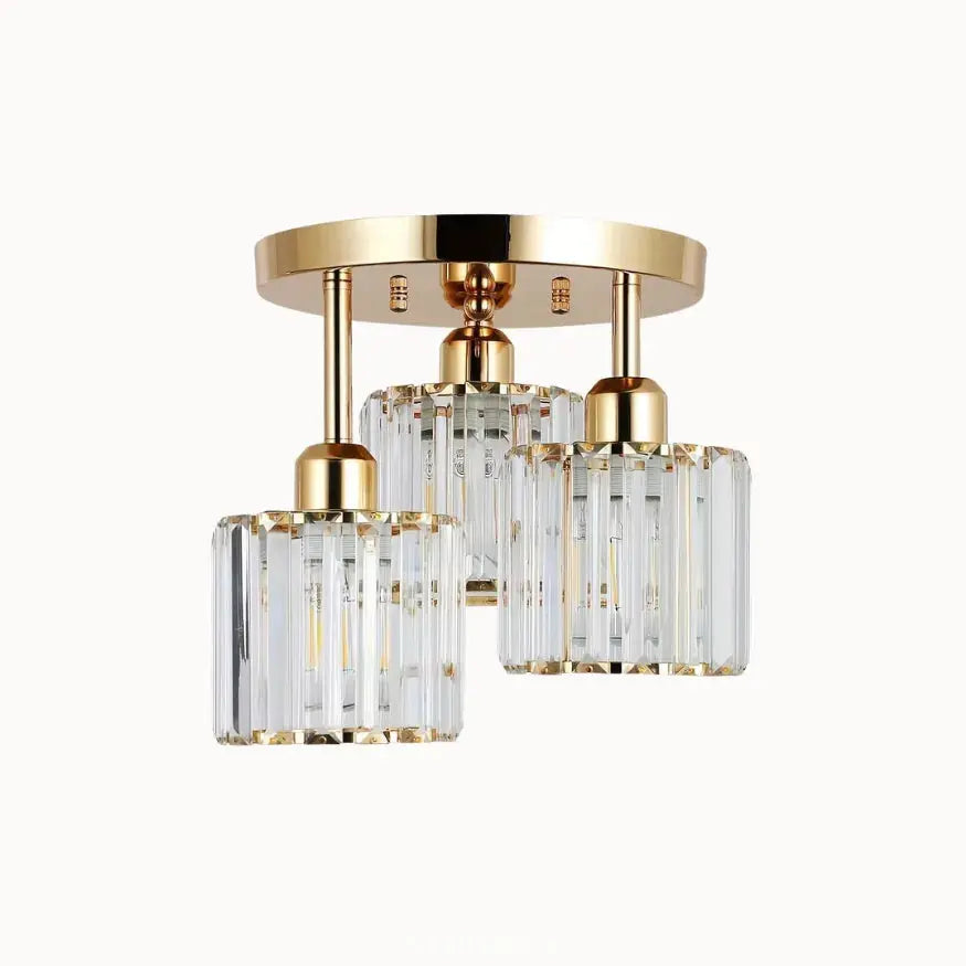 Plafonnier moderne en verre – 3 sources de lumière | Leif
