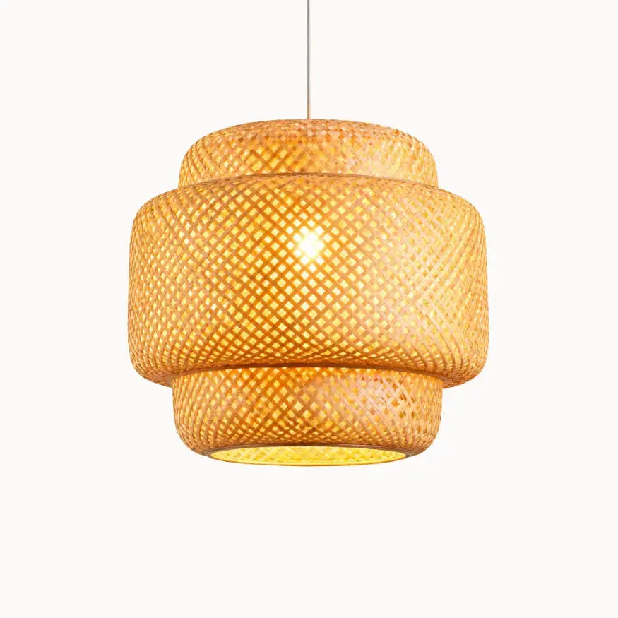 Suspension naturelle en bambou Ø 30 cm | Nomi