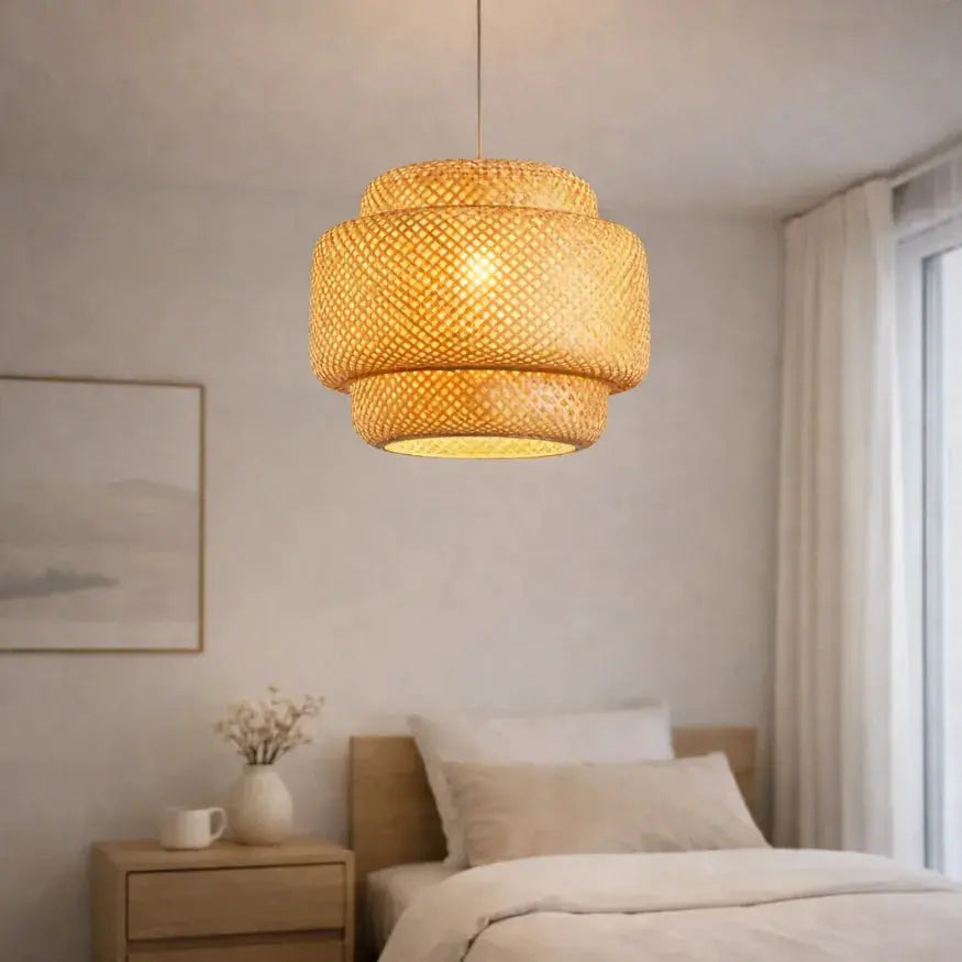 Suspension naturelle en bambou Ø 30 cm | Nomi