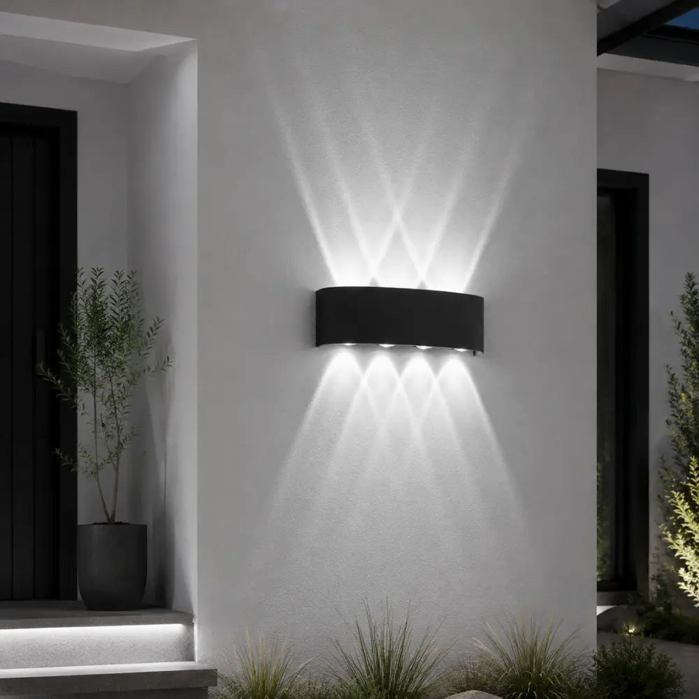 Applique murale extérieure LED à double faisceau | Skar