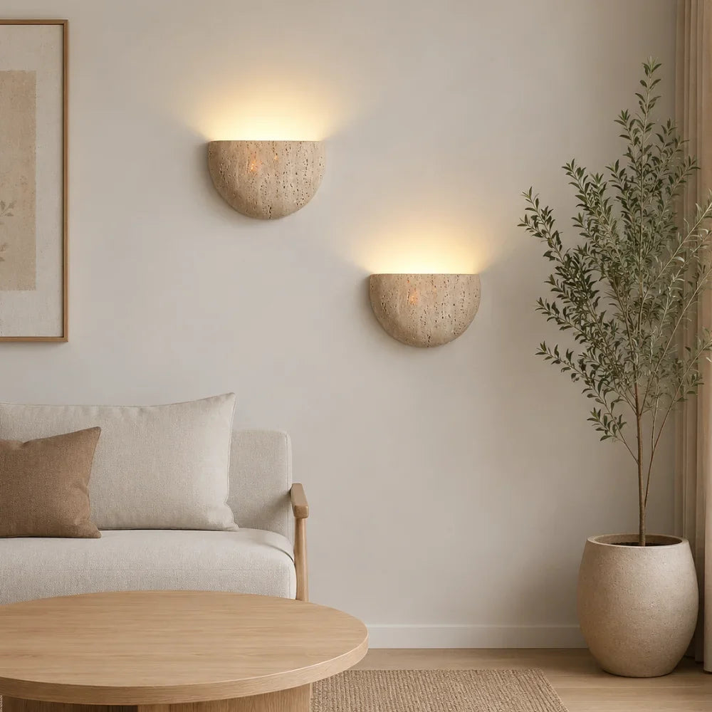 Applique murale travertin | Hamar