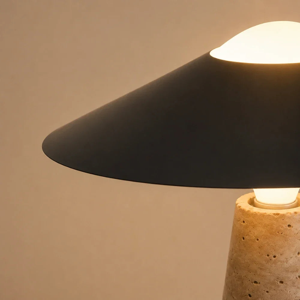 Lampe à poser travertin | Aili