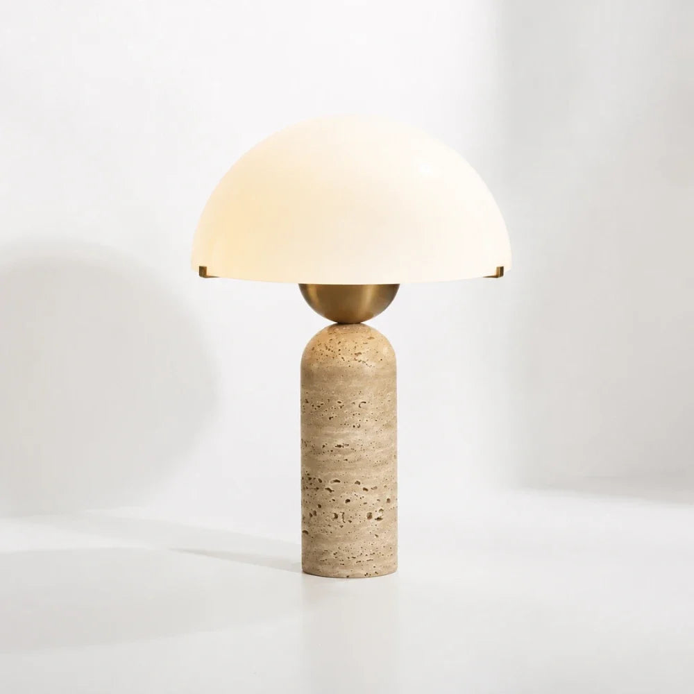 Lampe à poser travertin | Asta