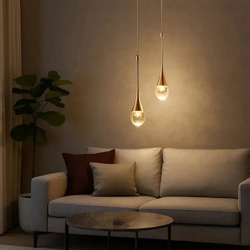 Suspension moderne en cristal | Aysel