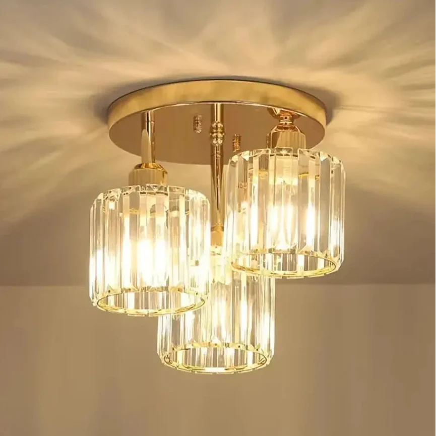 Plafonnier moderne en verre – 3 sources de lumière | Leif