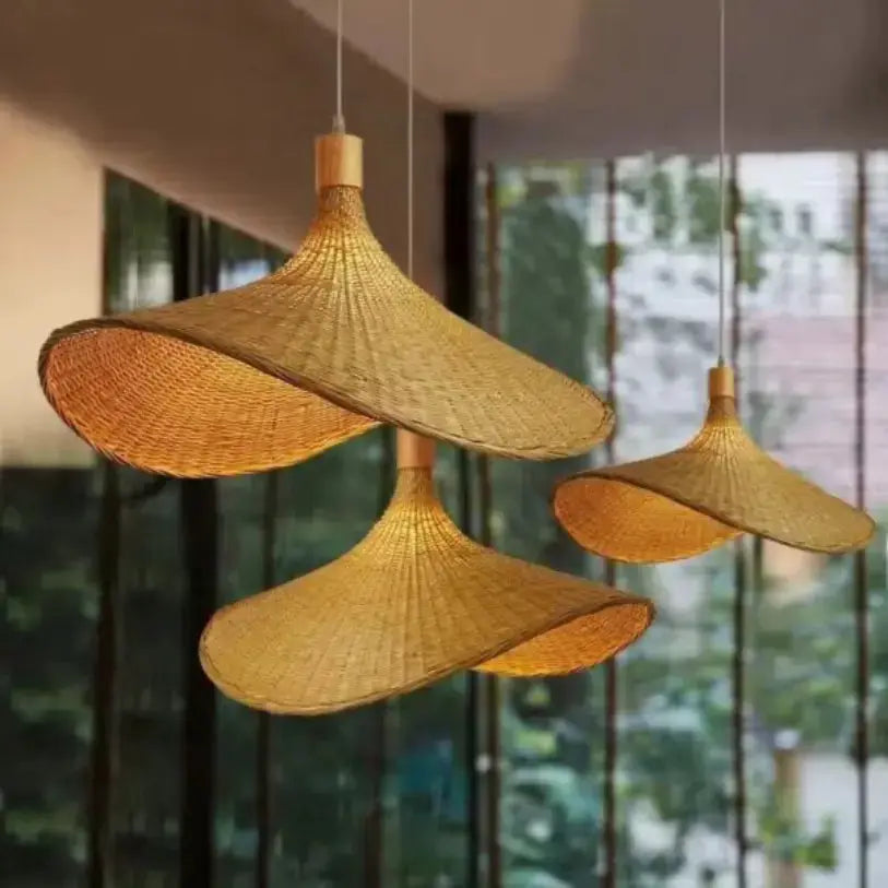 Suspension bambou sculptural Ø 30 cm | Våga