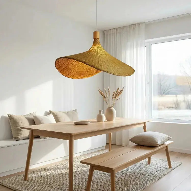 Suspension bambou sculptural Ø 30 cm | Våga