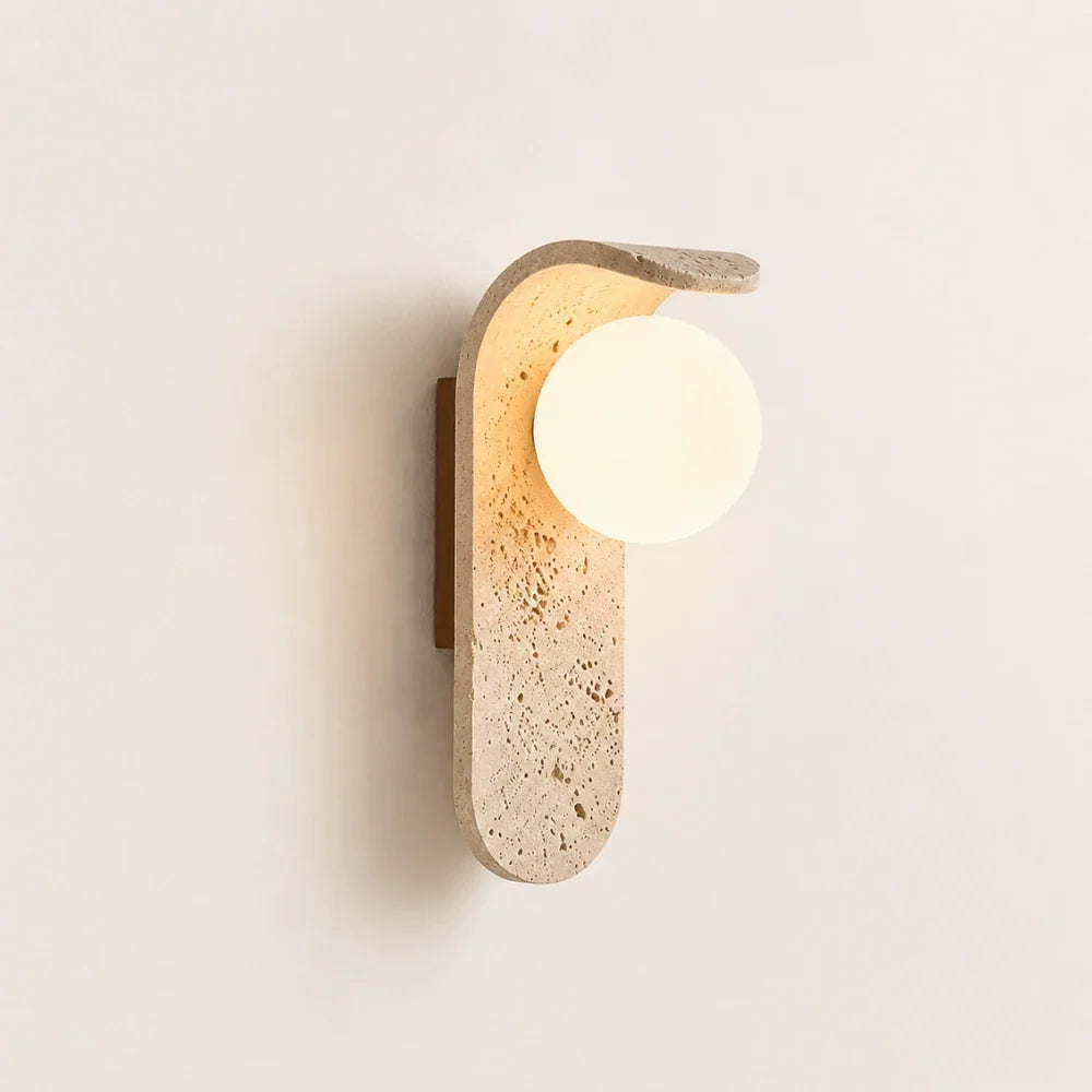 Applique murale travertin scandinave | Velor